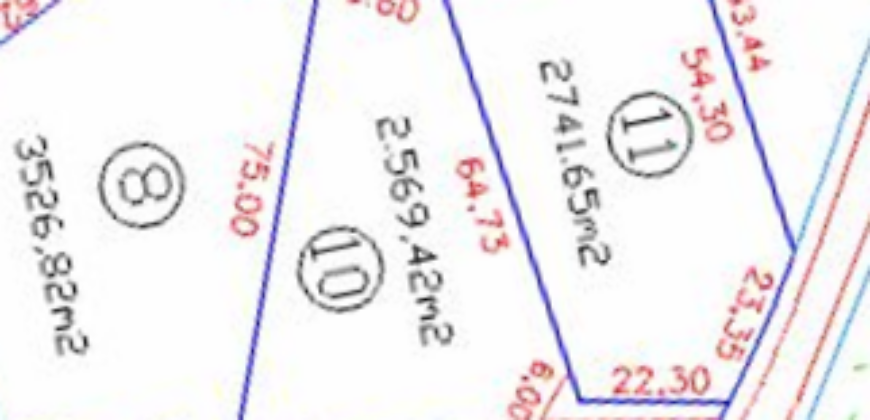 Terreno de 2.569m² no Condomínio Amigos do Rancho – B 10 – Projeto Aprovado