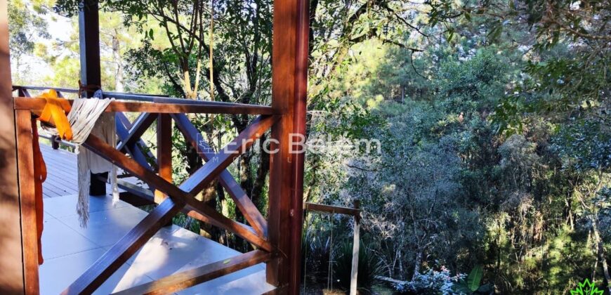 Casa em Angelim e Alvenaria com Vista para o Nascer do Sol – Village da Montanha | Vila da Cachoeira – Rancho Queimado/SC