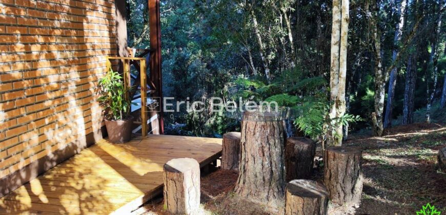 Casa em Angelim e Alvenaria com Vista para o Nascer do Sol – Village da Montanha | Vila da Cachoeira – Rancho Queimado/SC