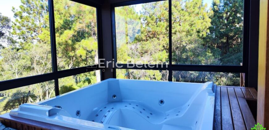 Casa em Angelim e Alvenaria com Vista para o Nascer do Sol – Village da Montanha | Vila da Cachoeira – Rancho Queimado/SC