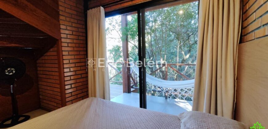 Casa em Angelim e Alvenaria com Vista para o Nascer do Sol – Village da Montanha | Vila da Cachoeira – Rancho Queimado/SC
