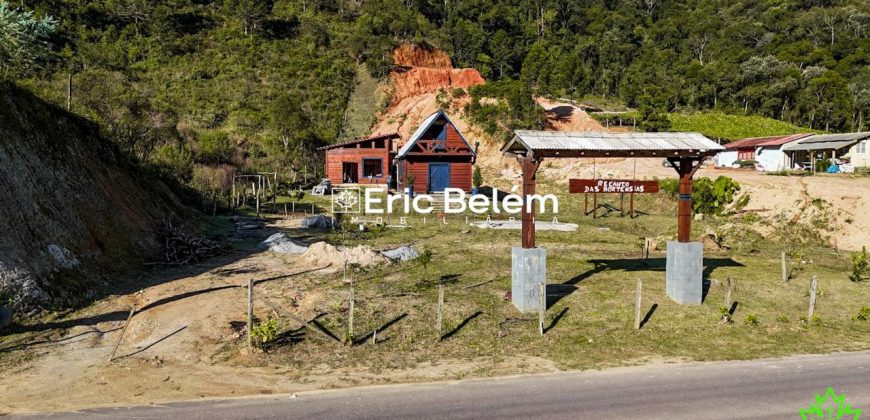 Terreno com chalé pré-finalizado – Anitápolis