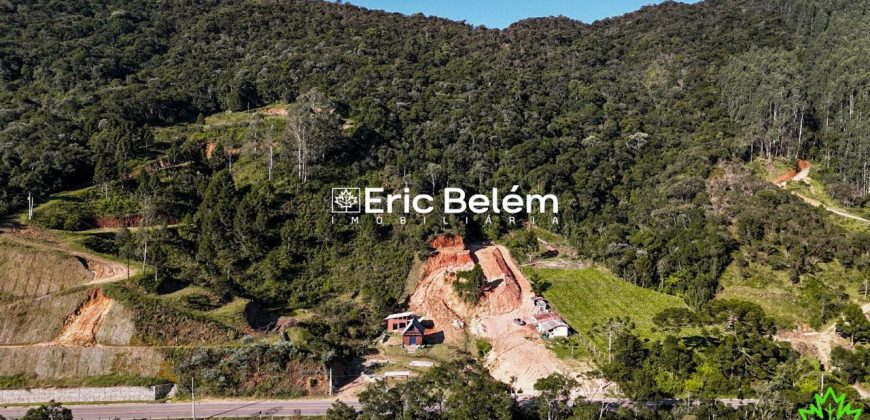 Terreno com chalé pré-finalizado – Anitápolis