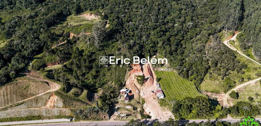 Terreno com chalé pré-finalizado – Anitápolis