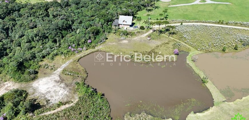 Sítio com Casa de 244m², 4,5 Hectares, 2 Lagos e Belíssimas Araucárias – Queimada Grande, Rancho Queimado/SC