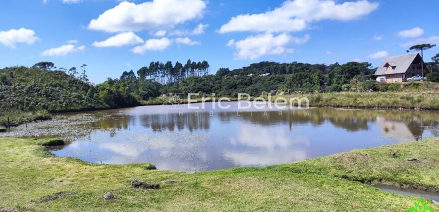 Sítio com Casa de 244m², 4,5 Hectares, 2 Lagos e Belíssimas Araucárias – Queimada Grande, Rancho Queimado/SC