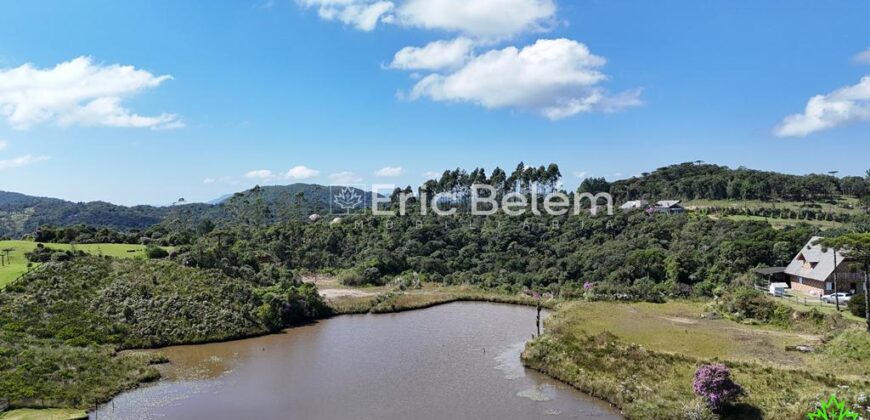 Sítio com Casa de 244m², 4,5 Hectares, 2 Lagos e Belíssimas Araucárias – Queimada Grande, Rancho Queimado/SC