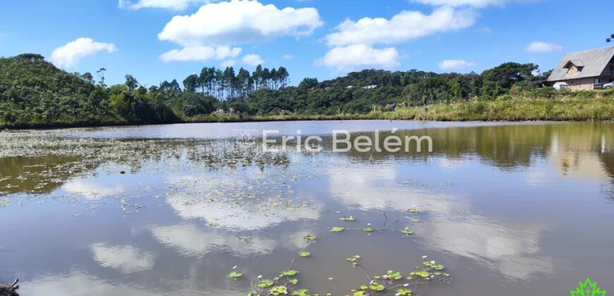 Sítio com Casa de 244m², 4,5 Hectares, 2 Lagos e Belíssimas Araucárias – Queimada Grande, Rancho Queimado/SC