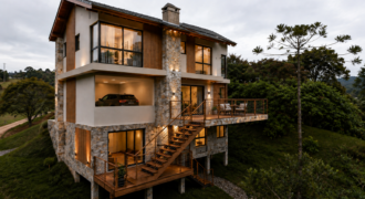 CASA DE ALTO PADRÃO EM CONSTRUÇÃO NO CONDOMÍNIO COSTA DA SERRA – VILA DA CACHOEIRA | RANCHO QUEIMADO/SC