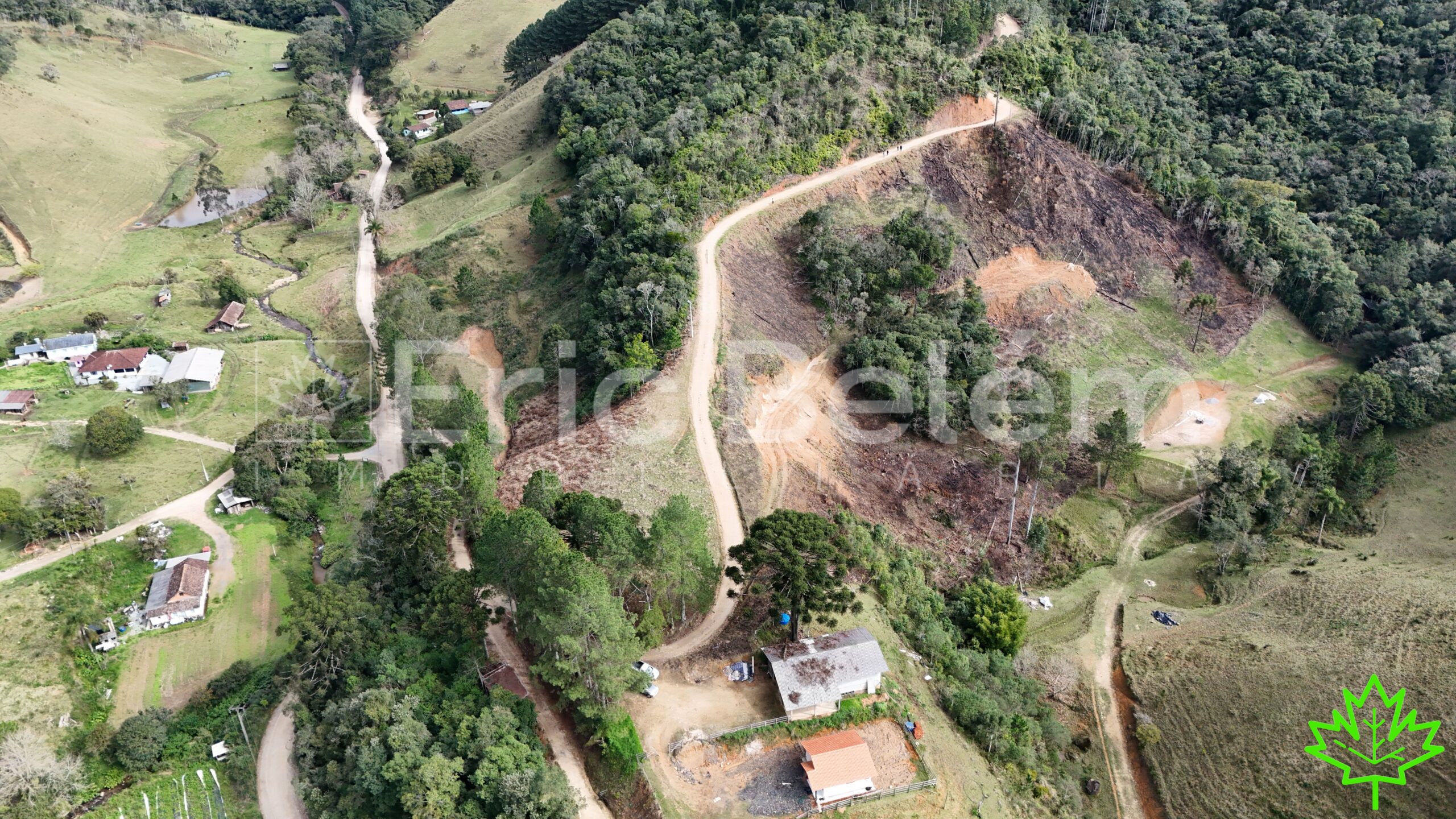 SÍTIO RURAL COM 6,4 HECTARES, CACHOEIRA E LINDA VISTA PARA O VALE – RIO SCHARF | RANCHO QUEIMADO/SC