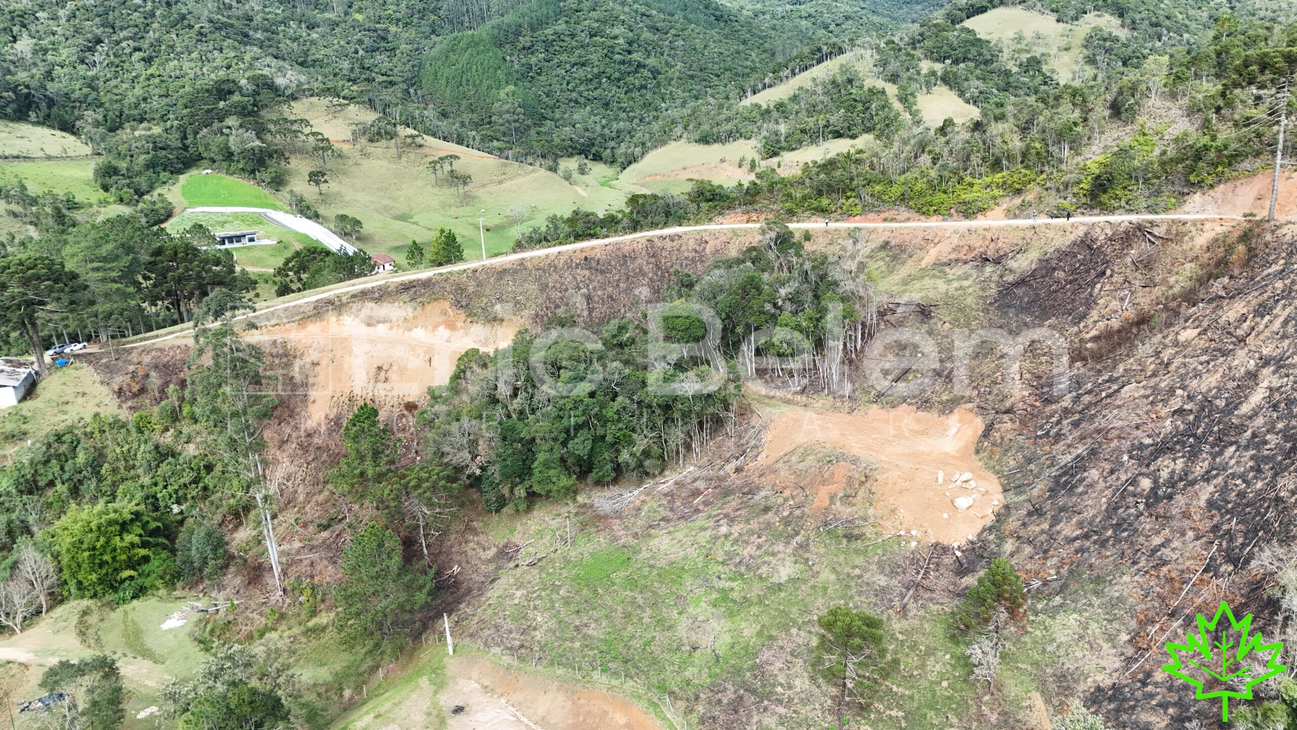 SÍTIO RURAL COM 6,4 HECTARES, CACHOEIRA E LINDA VISTA PARA O VALE – RIO SCHARF | RANCHO QUEIMADO/SC