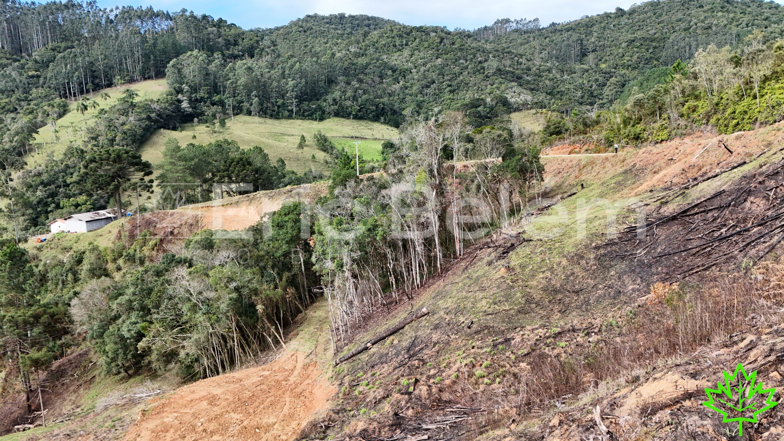 SÍTIO RURAL COM 6,4 HECTARES, CACHOEIRA E LINDA VISTA PARA O VALE – RIO SCHARF | RANCHO QUEIMADO/SC