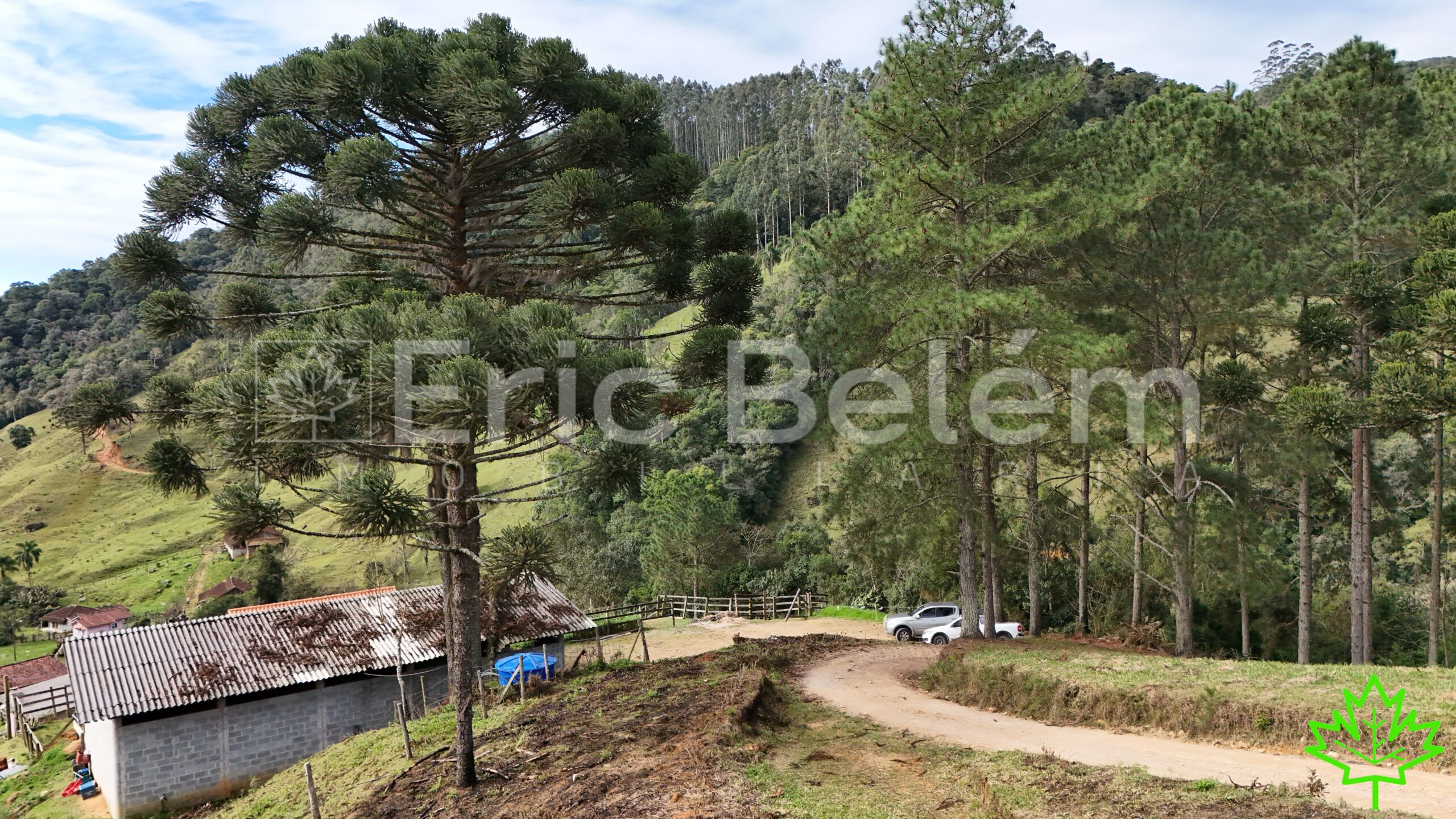 SÍTIO RURAL COM 6,4 HECTARES, CACHOEIRA E LINDA VISTA PARA O VALE – RIO SCHARF | RANCHO QUEIMADO/SC