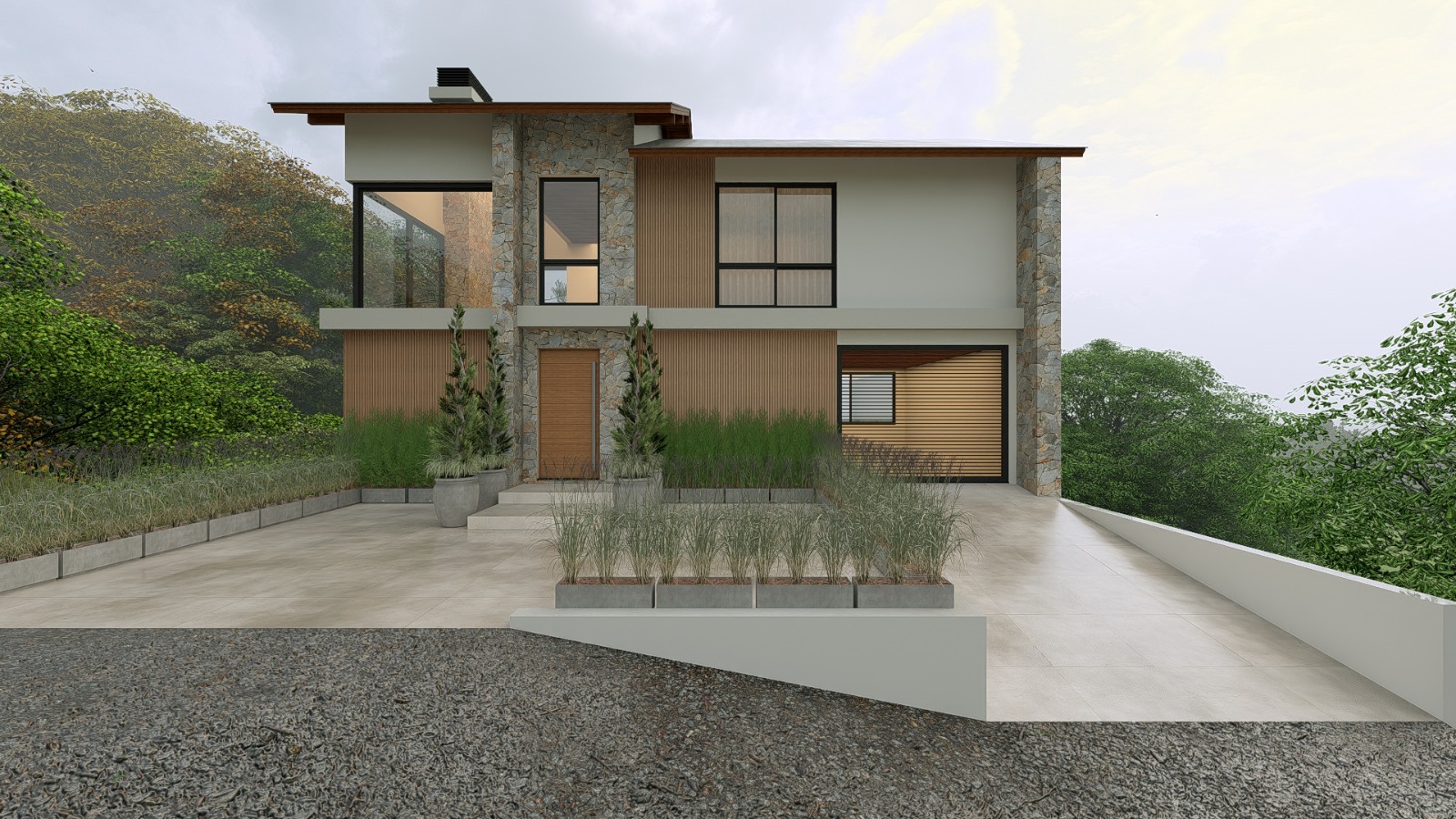 CASA DE ALTO PADRÃO EM CONSTRUÇÃO NO CONDOMÍNIO COSTA DA SERRA – VILA DA CACHOEIRA | RANCHO QUEIMADO/SC