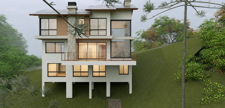CASA DE ALTO PADRÃO EM CONSTRUÇÃO NO CONDOMÍNIO COSTA DA SERRA – VILA DA CACHOEIRA | RANCHO QUEIMADO/SC